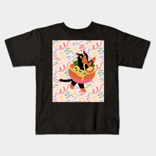 Ramen cat Kids T-Shirt